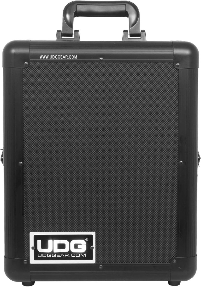 Flight Case S - DJ Koffer - Muziek Transport - Verwijderbaar Bandontwerp - 43x35x22 cm - Zwart