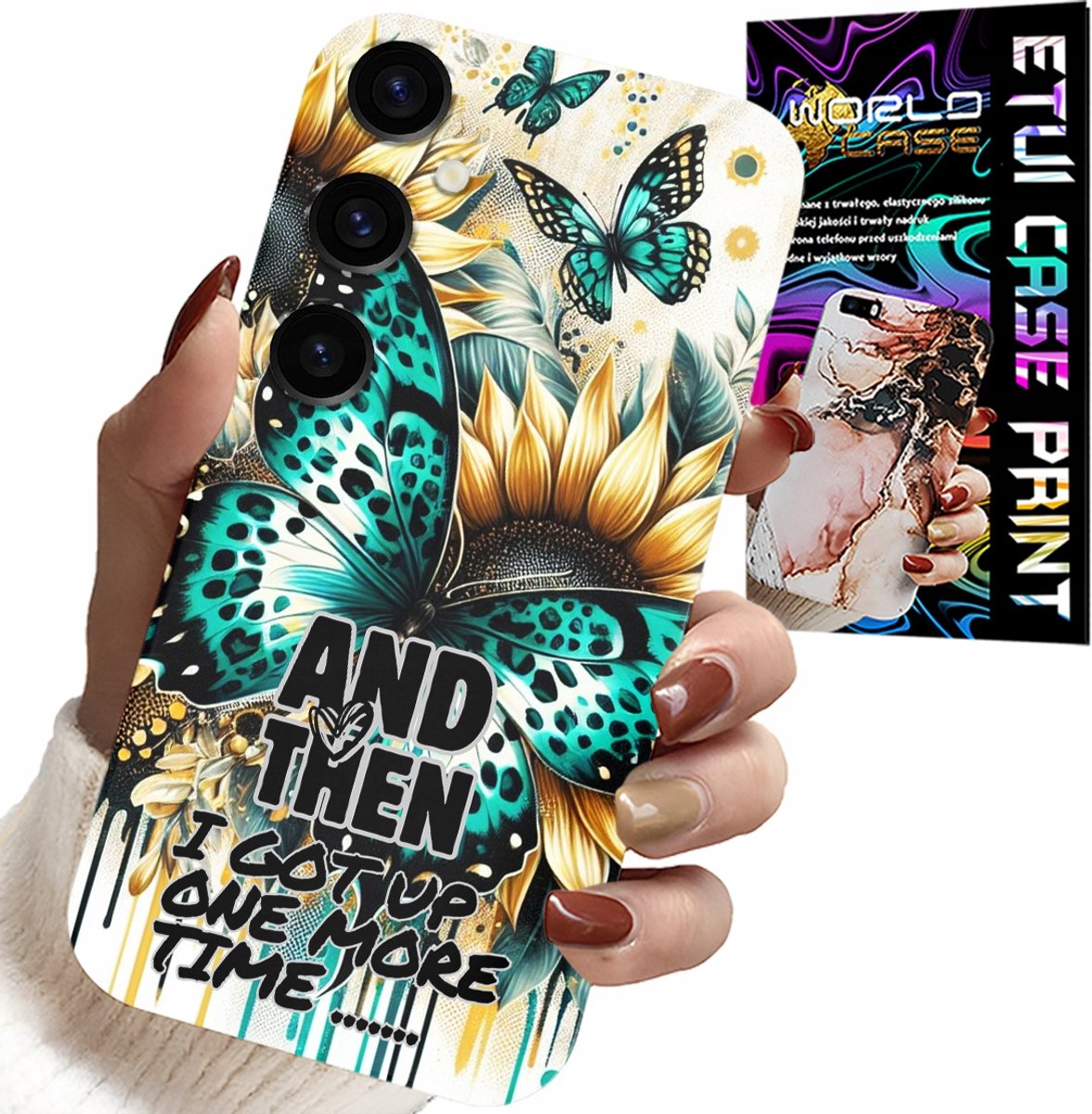 HOESJE VOOR SAMSUNG GALAXY A04S - AND THEN I GOT UP, FEMININE PATTERNS + FILM