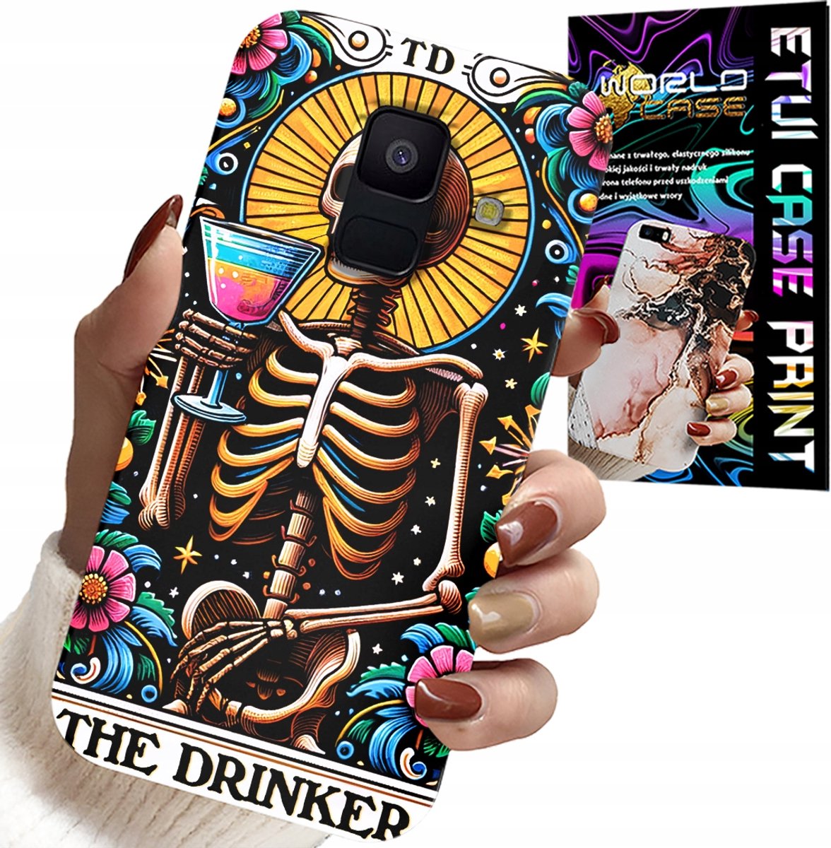 HOESJE VOOR SAMSUNG A6 2018 - THE DRINKER ALKO WINKO DRANKPATRONEN