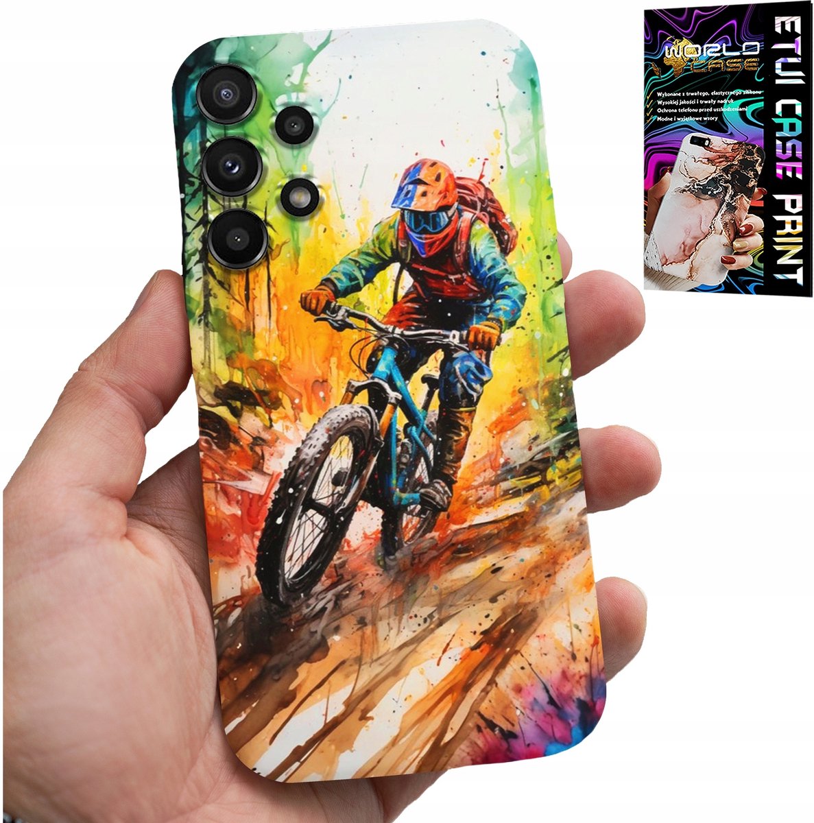 HOESJE VOOR SAMSUNG GALAXY A13 4G - MOUNTAINBIKES EXTREME EXPEDITIONS GLAS