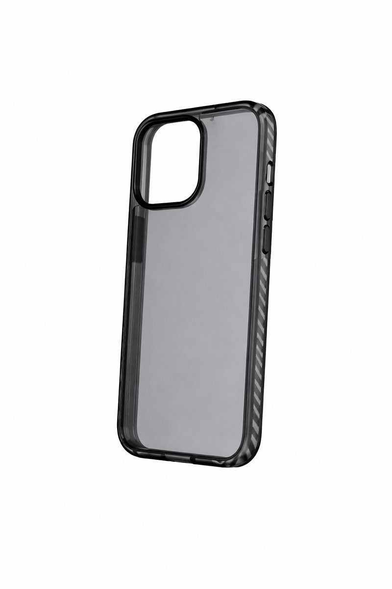 Telefoonhoesje Air Serie Geschikt voor iPhone 14 Plus - Transparant Zwart