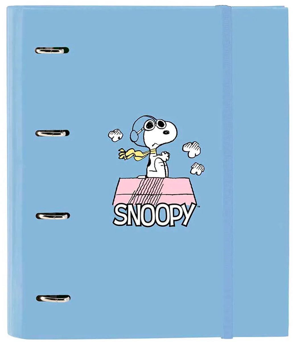 Safta Snoopy A4 100 Sheets 27x32x3.5 Cm Map Blauw Kinderen