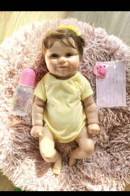 Reborn Baby Dolls Toddler 50 Cm 20 Réaliste Reborn Babies Full Sil Chenyao Filles Nouveau Ne Realiste Bebe Poupee Enfan Amz
