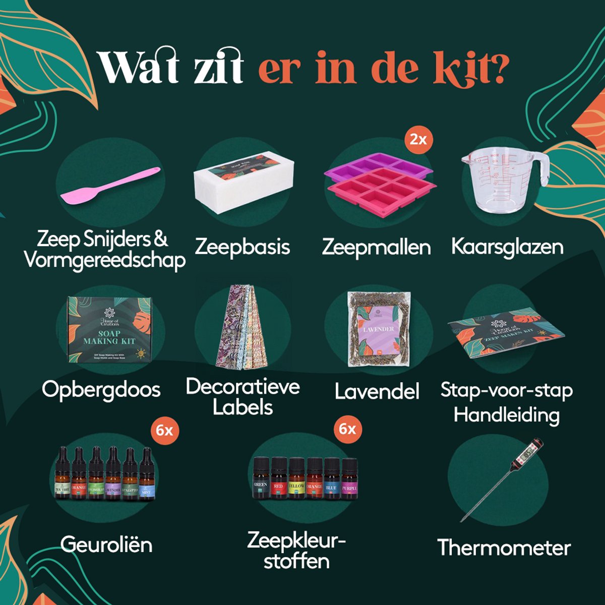 Siliconen vorm voor zeep, set van 6-holte zeepvormen, herbruikbare siliconen vormen om zelf zeep te maken, rechthoekige siliconen vorm voor DIY handwerk, zeepproductie, muffins, cupcakes
