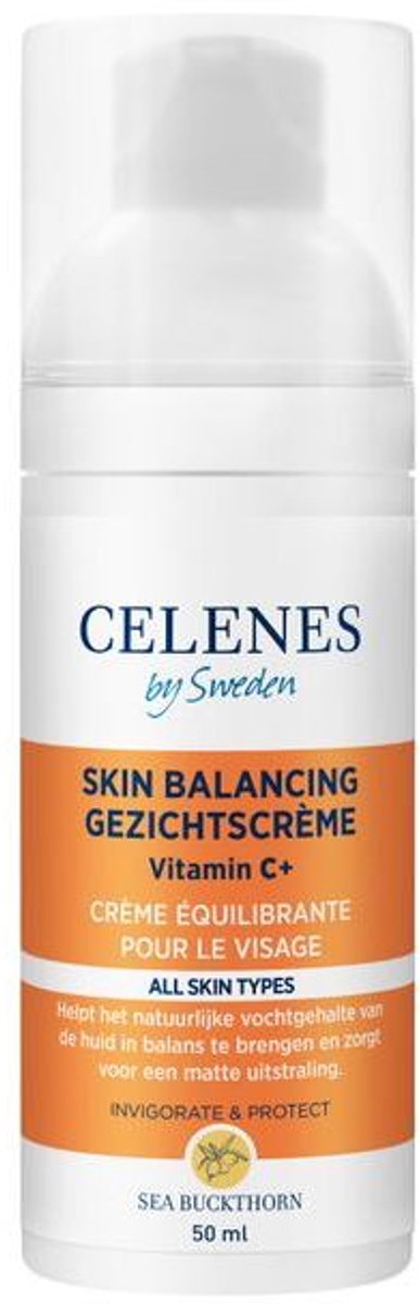 Celenes by Sweden Sea Buckthorn Gezichtscrème - Skincare - Vette en Gemengde Huid - 50ml