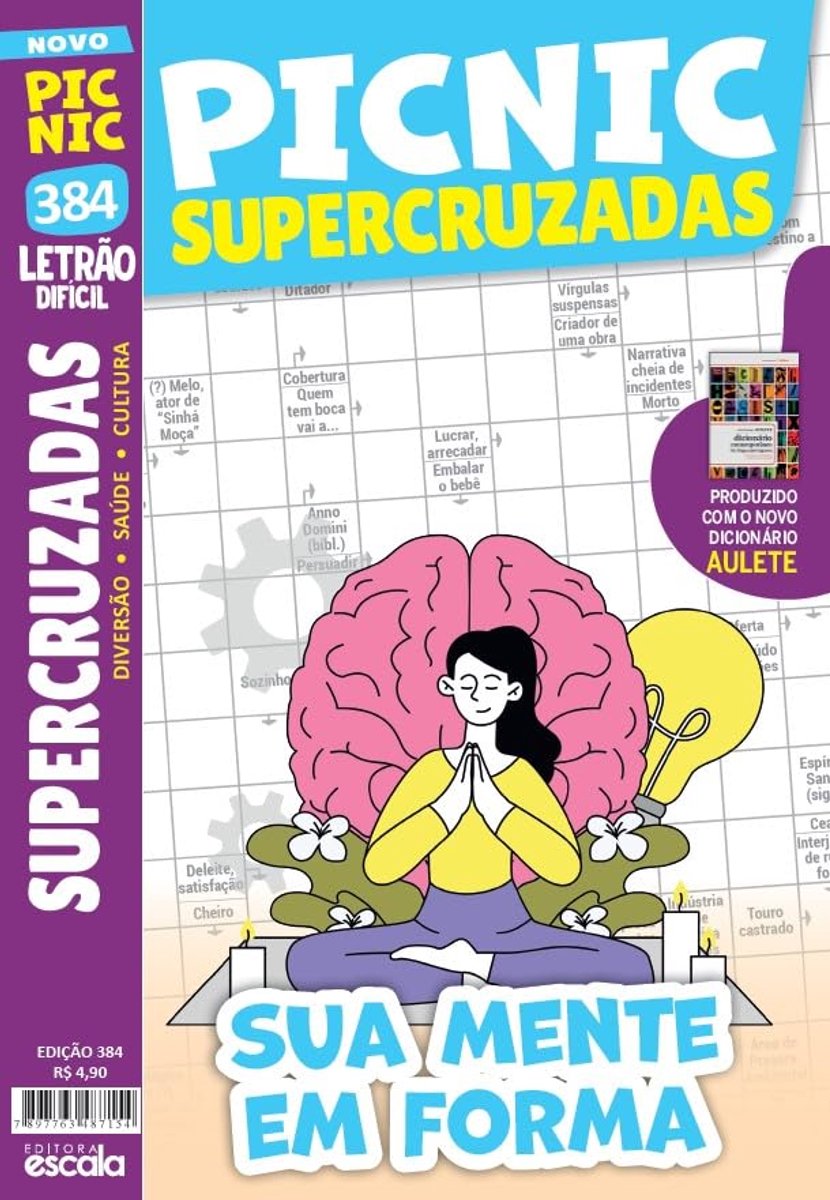 Kruiswoordpuzzels - Woordspel Boek - Mentale Training - Stimuleert Geheugen - 15.5 x 22.5 cm