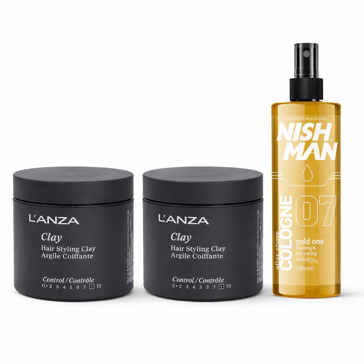 L’ANZA Clay Duo + 07 Cologne – Professionele Styling & Frisse Finish Set