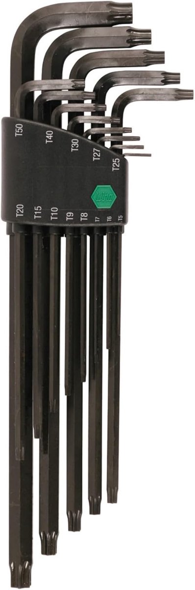 Torx L-Sleutel Set - Inbussleutel Set - Precisiewerk - Lange Arm Ontwerp - 13 Delig - Transparant