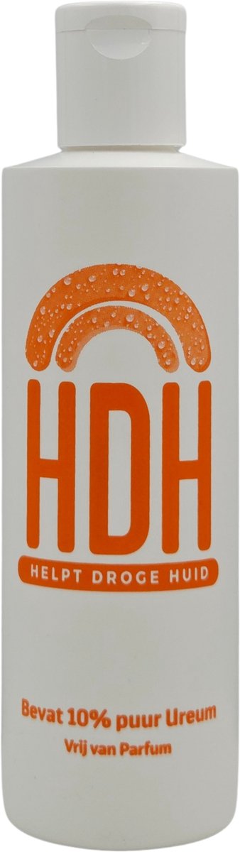 HDH Huidmelk Voordeelverpakking 2 flessen x 250 ml - 10% Ureum - Parfumvrij - Intens Hydraterende Bodylotion voor Droge en Gevoelige Huid