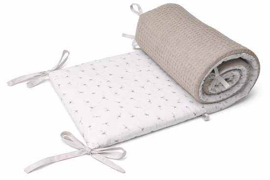 Quilola bedbumper paardenbloem - bed zijbeschermers - anti stootrand - Bedomrander 180x30 cm