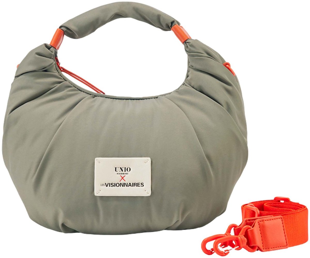 Unio Hamburg x Les Visionnaires schoudertas handtas Puffy Unio Kitzbuehel Tea Green kaki