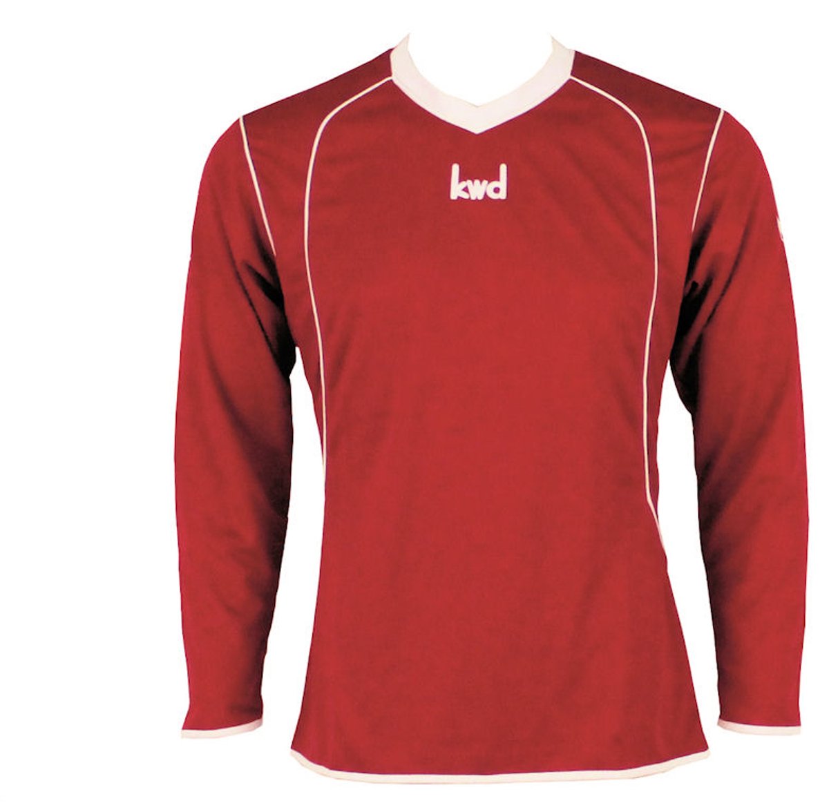 KWD Sportshirt Victoria lm, mt M, rood/wit
