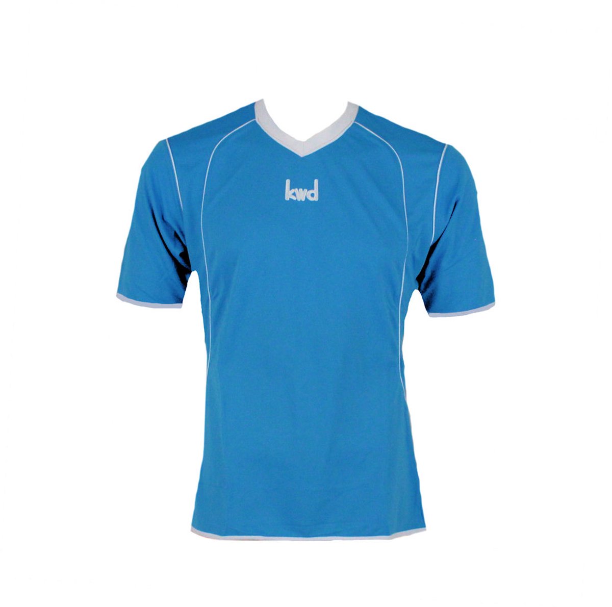 KWD - Sportshirt Victoria - km - Maat Pup - Hemelsblauw/wit