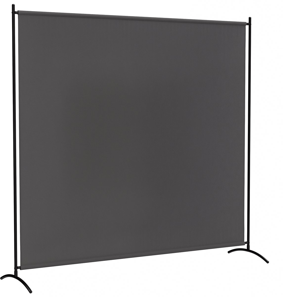 Outsunny privacyscherm voor buiten - polyester - 180x50x180cm - donkergrijs