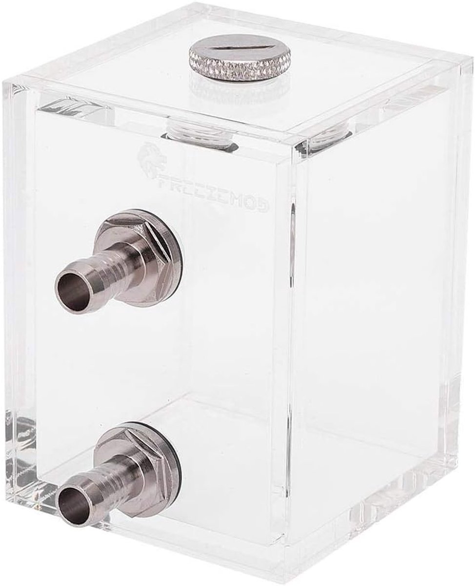 Waterkoeltank - Reservoir - Computerkoeling - Snellere Warmteafvoer - 200 ml - Transparant