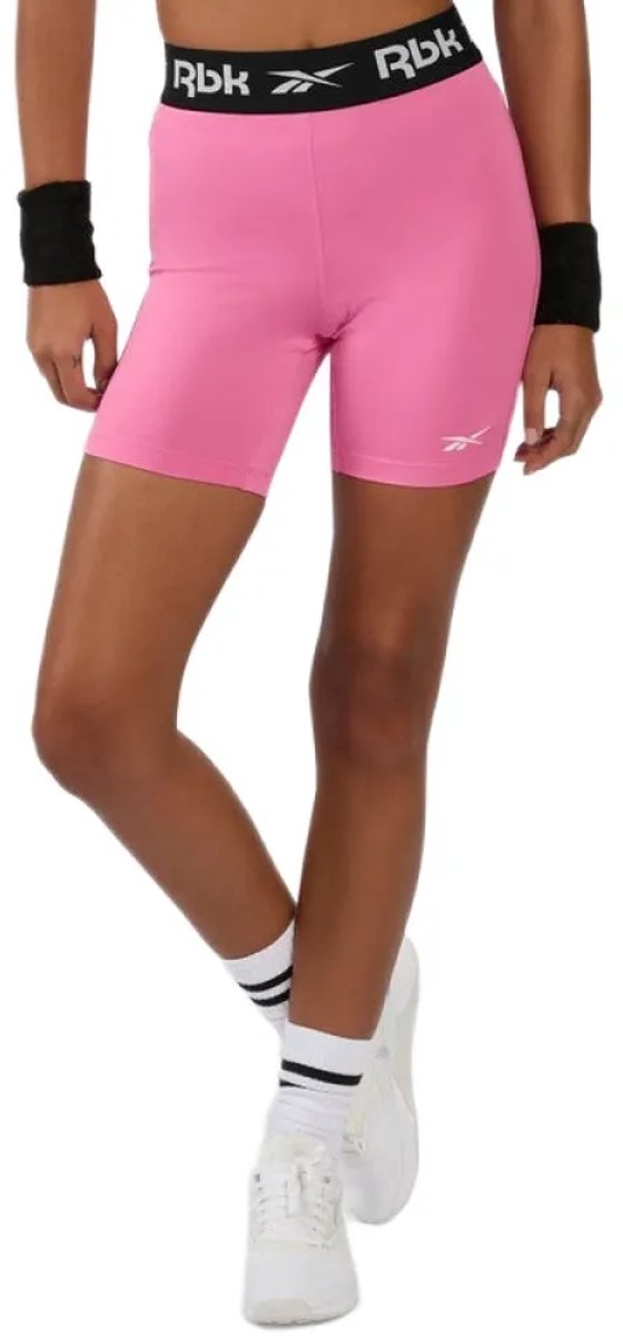 Reebok Ruched Biker Korte Broek Vrouw Roze