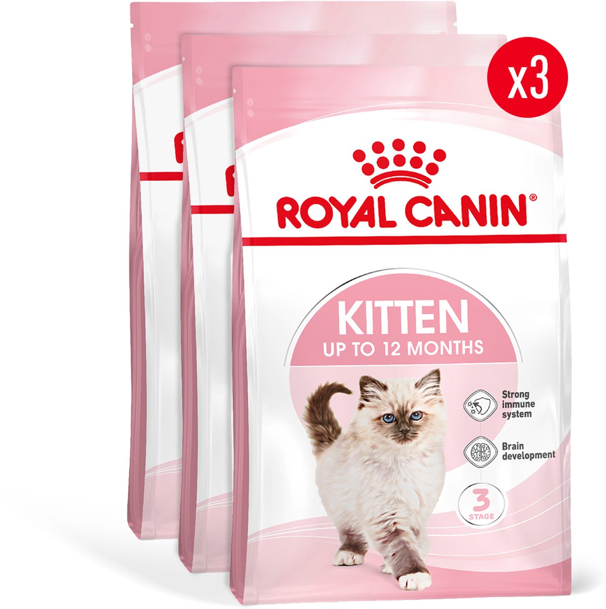 Royal Canin Royal Canin - Kattenvoer Droog Kitten - 3 x 2 kg