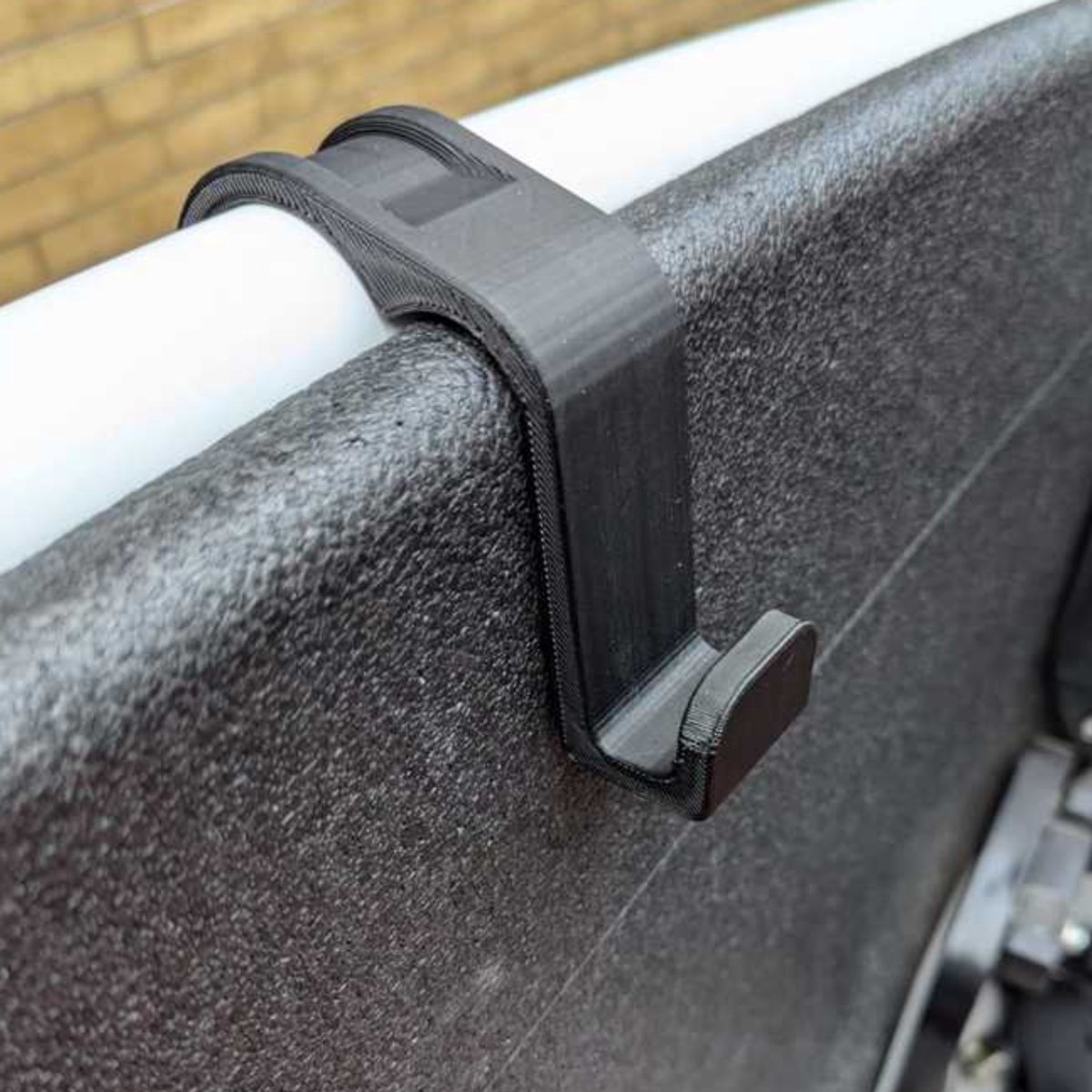Urban Arrow bakfiets haak - voor boodschappentas, rugzak of helm - zwart