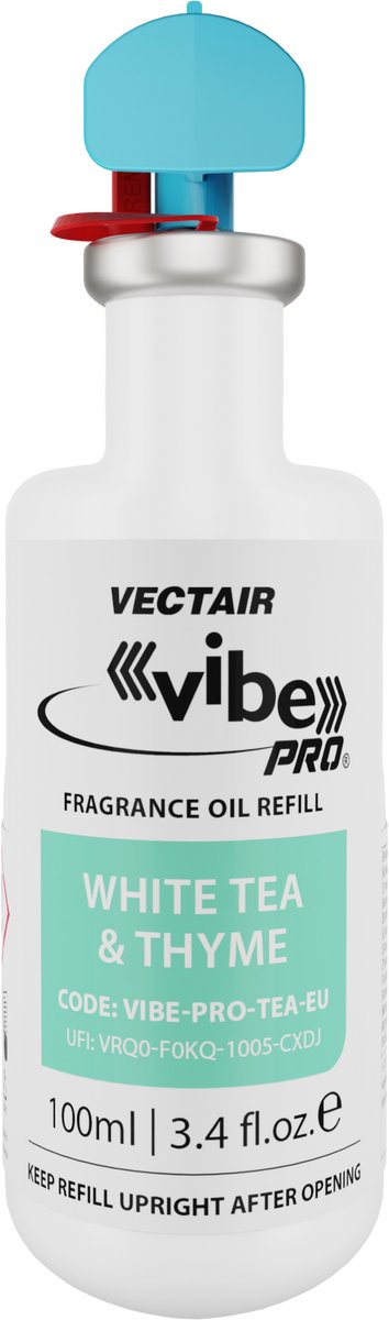VIBE PRO® REFILLS - White Tea & Thyme - Navulling Luchtverfrisser - 4 stuks per doos