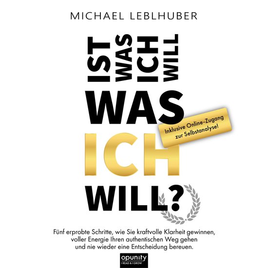 Ist was ich will - was ICH will? - cover