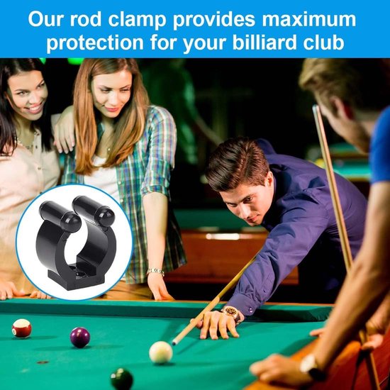 Biljartkeu Houders - Poolrek Clips - Keu Opslag - Hoogwaardig Kunststof - 20 Stuks — afbeelding 5