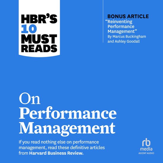 HBR's 10 Must Reads on Performance Management - cover