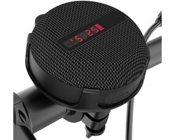 Oneay Waterbestendige draagbare Bluetooth fietsluidspreker – Met microfoon en batterijindicator – Geschikt voor fietsen, wandelen en buitengebruik