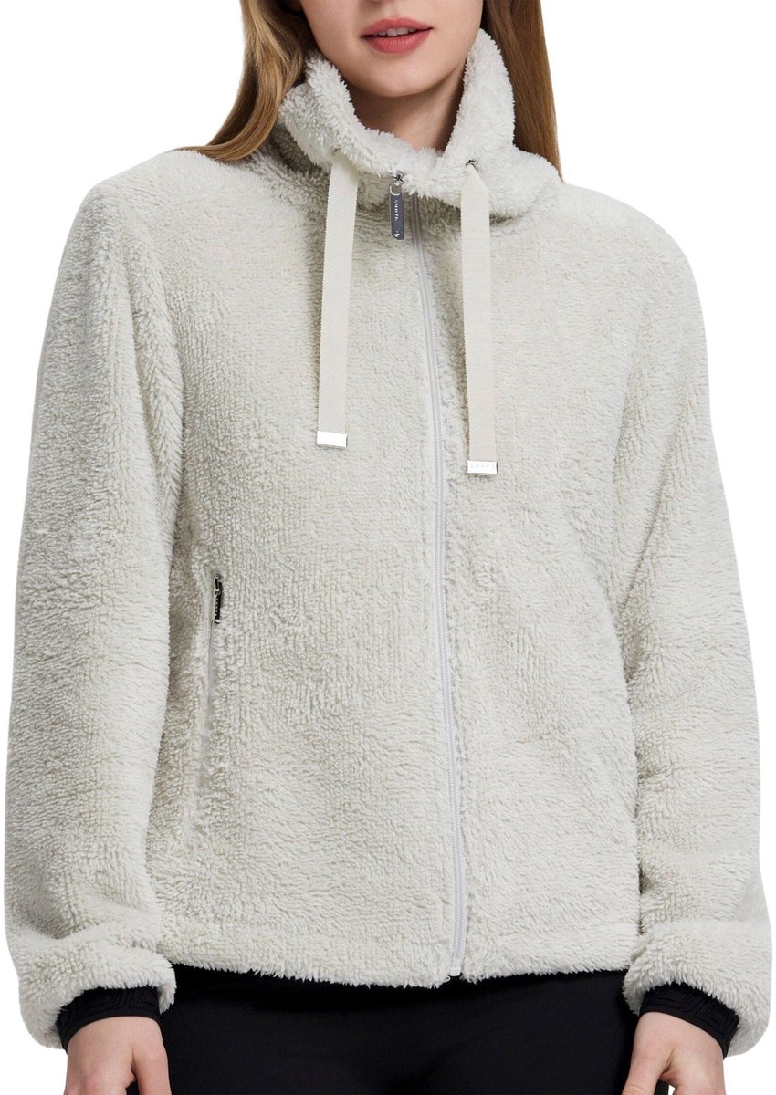Luhta Aho Midlayer Fleece Jas Dames Creme