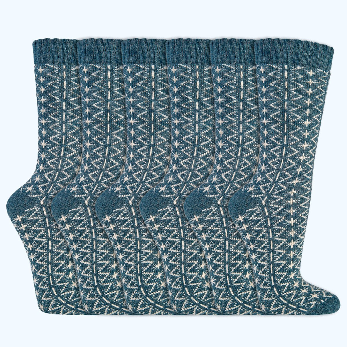 Wollen Sokken Dames sokken Folklore Blauw