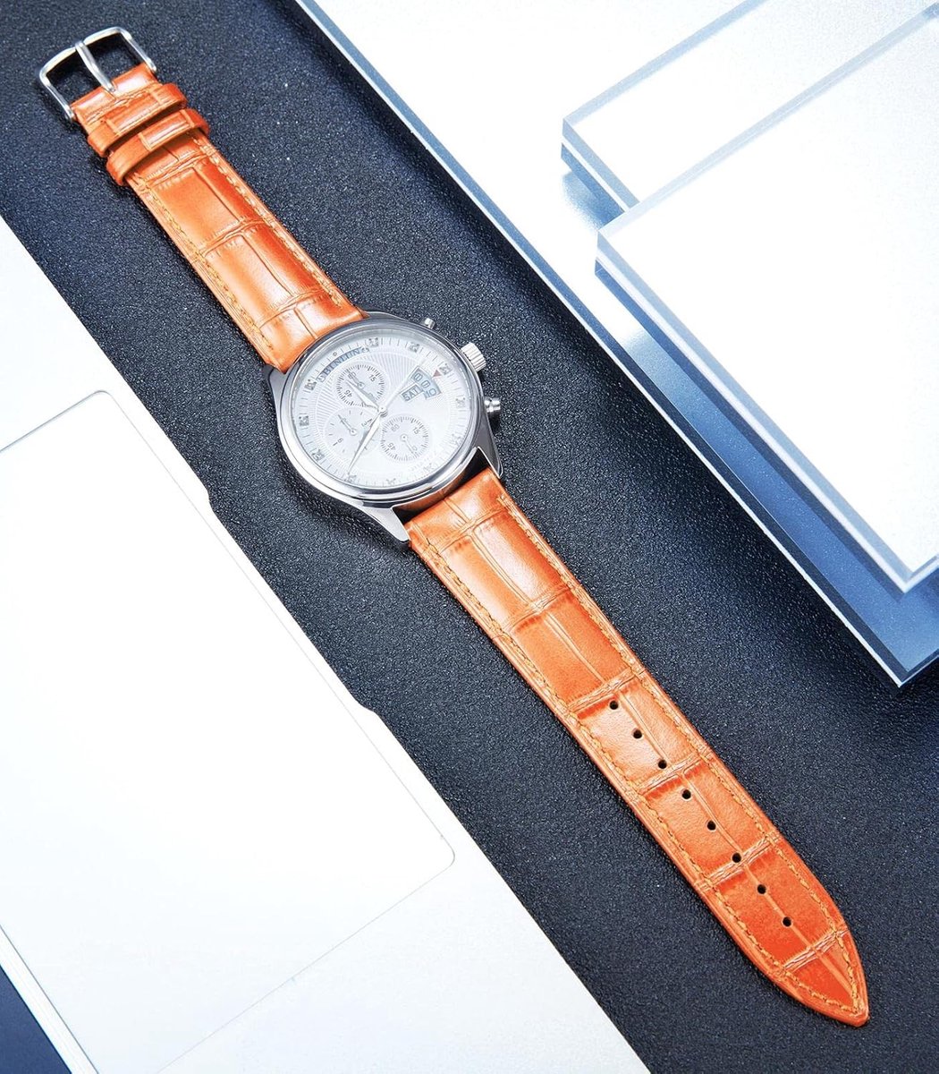 Horlogeband Leer - Vervangende Band - Dagelijks Gebruik - Snelwissel Systeem - 12-24mm - Meerdere Kleuren