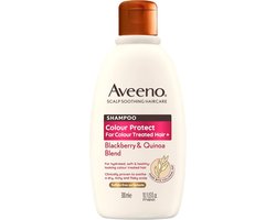 Shampooing protecteur de couleur apaisant pour le cuir chevelu Aveeno – Mélange de mûre et de quinoa – Pour cheveux colorés - 300ml