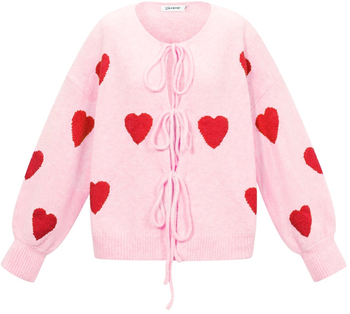 Gebreid vest met hartjesmotief voor dames - zachte cardigan voor lente en zomer
