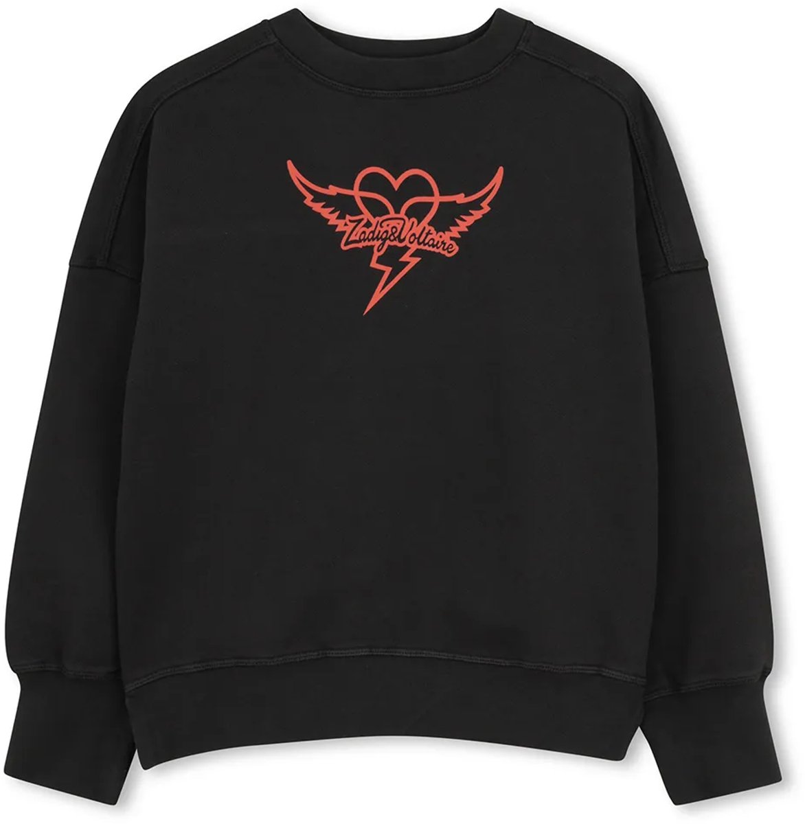 Zadig & Voltaire X60541 Sweatshirt Zwart 6 Years Meisje