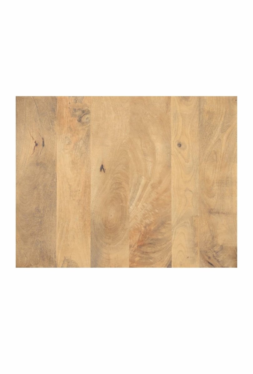 tafelblad - 60x60 - cm - massief - mangohout - bewerkt - horeca - bistro - restaurant - industriele - tafelbladen - 60x60x2,8 - cm