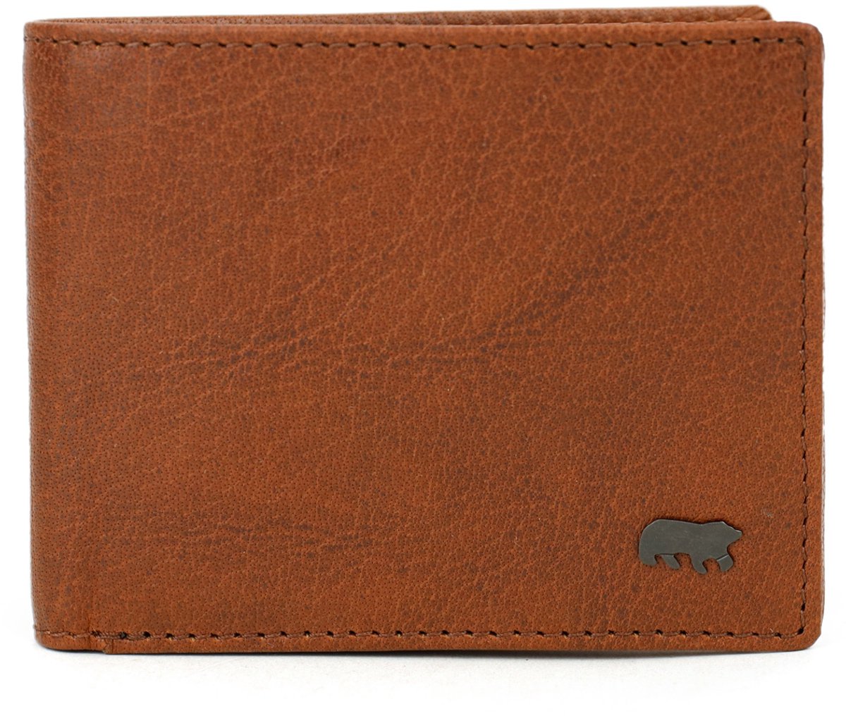 Bear Design Lucas Leren Billfold - Cognac