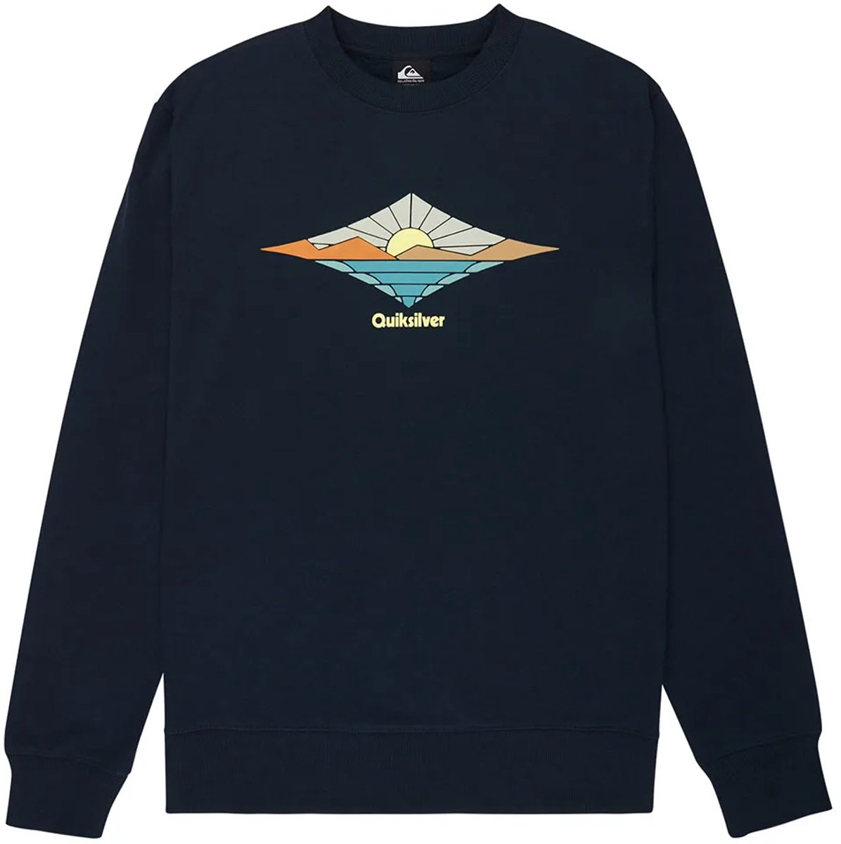 Quiksilver Basic Graphic Sweatshirt S Man Blauw