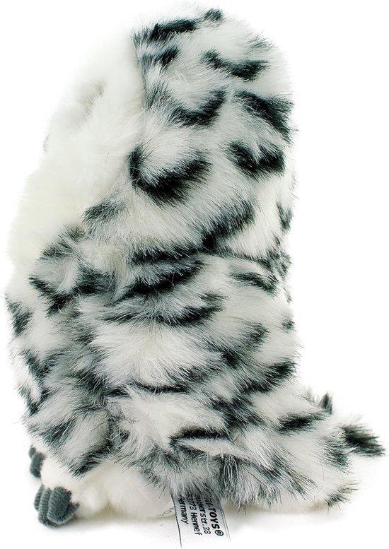 Pluche Sneeuwuil - Knuffeldier Dier - Kinderkamer Decoratie - Handwasbaar Pluche - 17 cm Staand - Wit Zwart — afbeelding 3