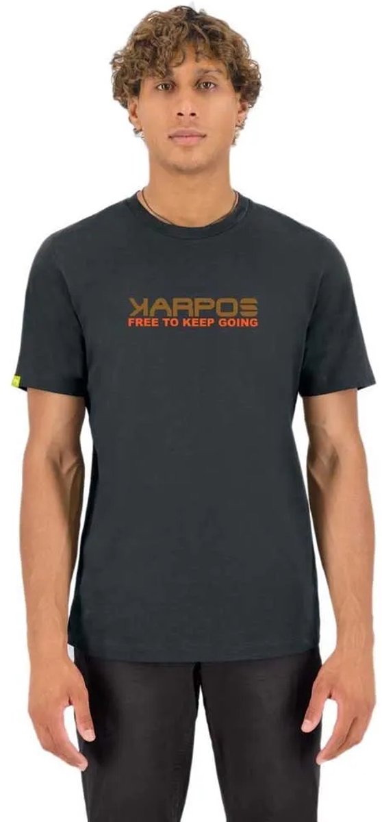 Karpos Loma Cotton T-shirt Met Korte Mouwen Man Grijs