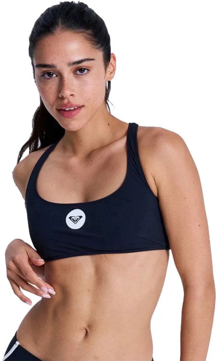 Roxy Active Sd Athletic Bralette Bikinitop XL Vrouw Antraciet