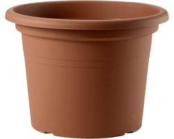 Bloempot Langwerpig - Plantenbak Vierkant - Buiten Planten - Met Afvoergat - 30x21x10 cm - Terracotta