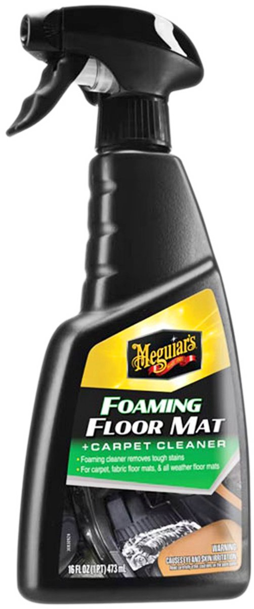 Meguiar's Meguiar's foaming floor mat & carpet cleaner - 473ml - interieurreiniger auto - voor tapijt & vloermatten - sterke schuimformule afbeelding