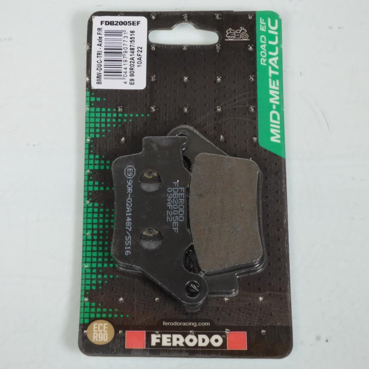 Plaquette de frein Ferodo pour Moto ROYAL ENFIELD 650 Continental Twin GT 2019 à 2025 AR Neuf
