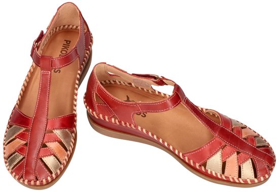Pikolinos -Dames - rood donker - sandalen - maat 40