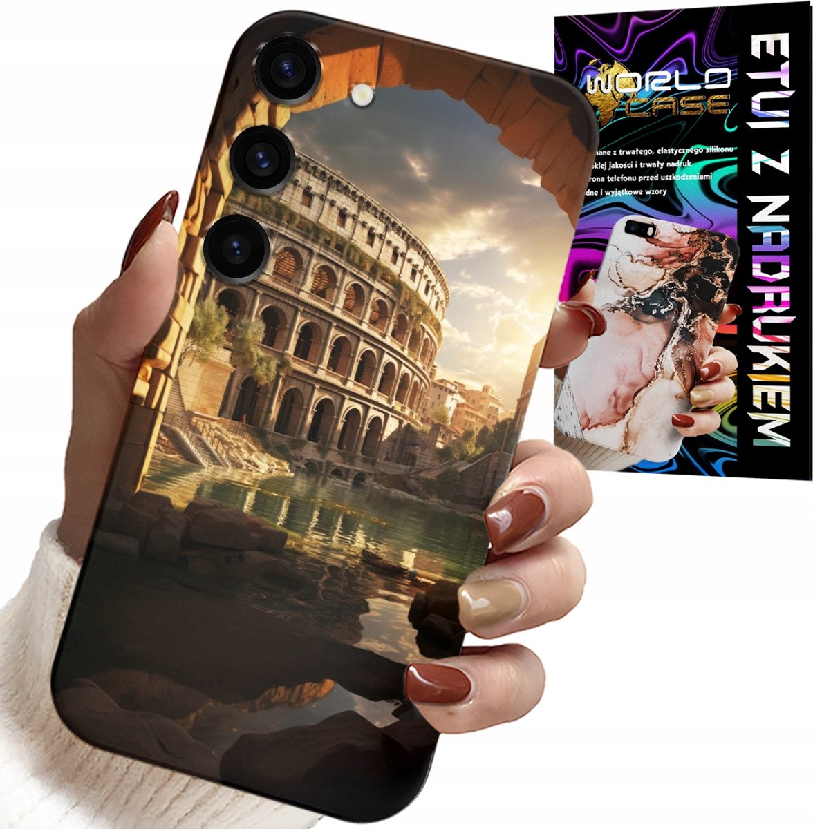 HOESJE VOOR SAMSUNG GALAXY S23 - ROME COLOSSEUM ROMEINEN OUDHEID