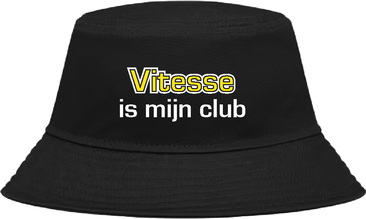 Buckethoed met tekst: Vitesse is mijn club.