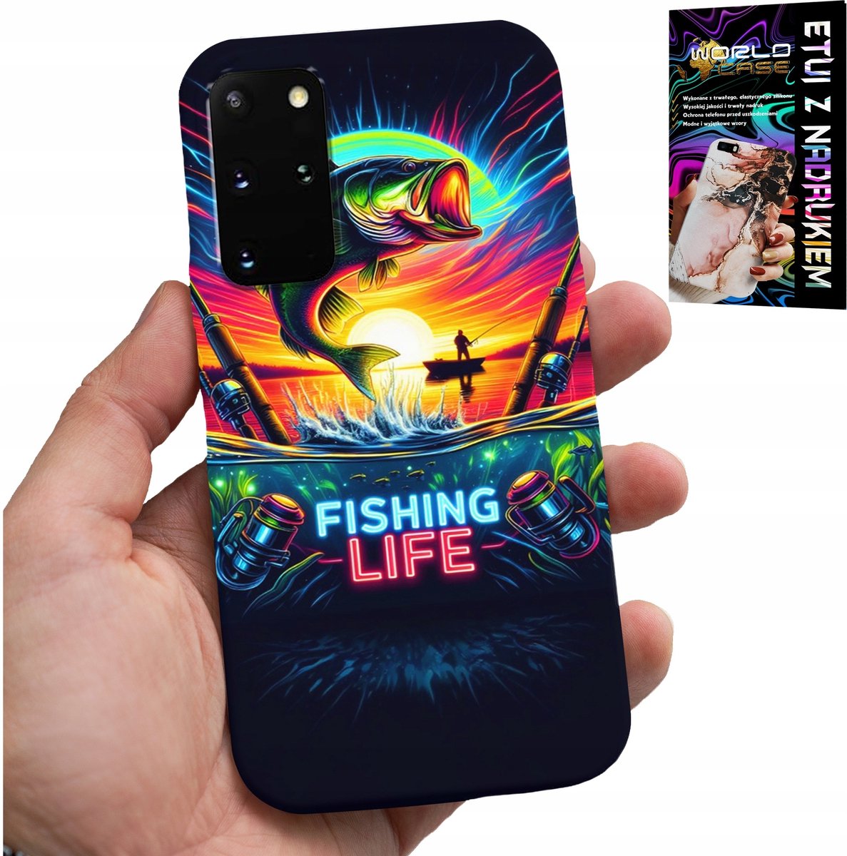 HOESJE VOOR SAMSUNG GALAXY S20 PLUS - VISPATRONEN VIS HENGEL RUGZAK