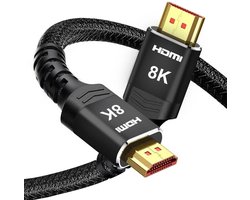 ThunderGold HDMI kabel - HDMI 2.1 kabel - HDMI kabel 1 meter - 8K 60Hz - 4K 120Hz - Ultra HD - 48 Gbps - Aluminium