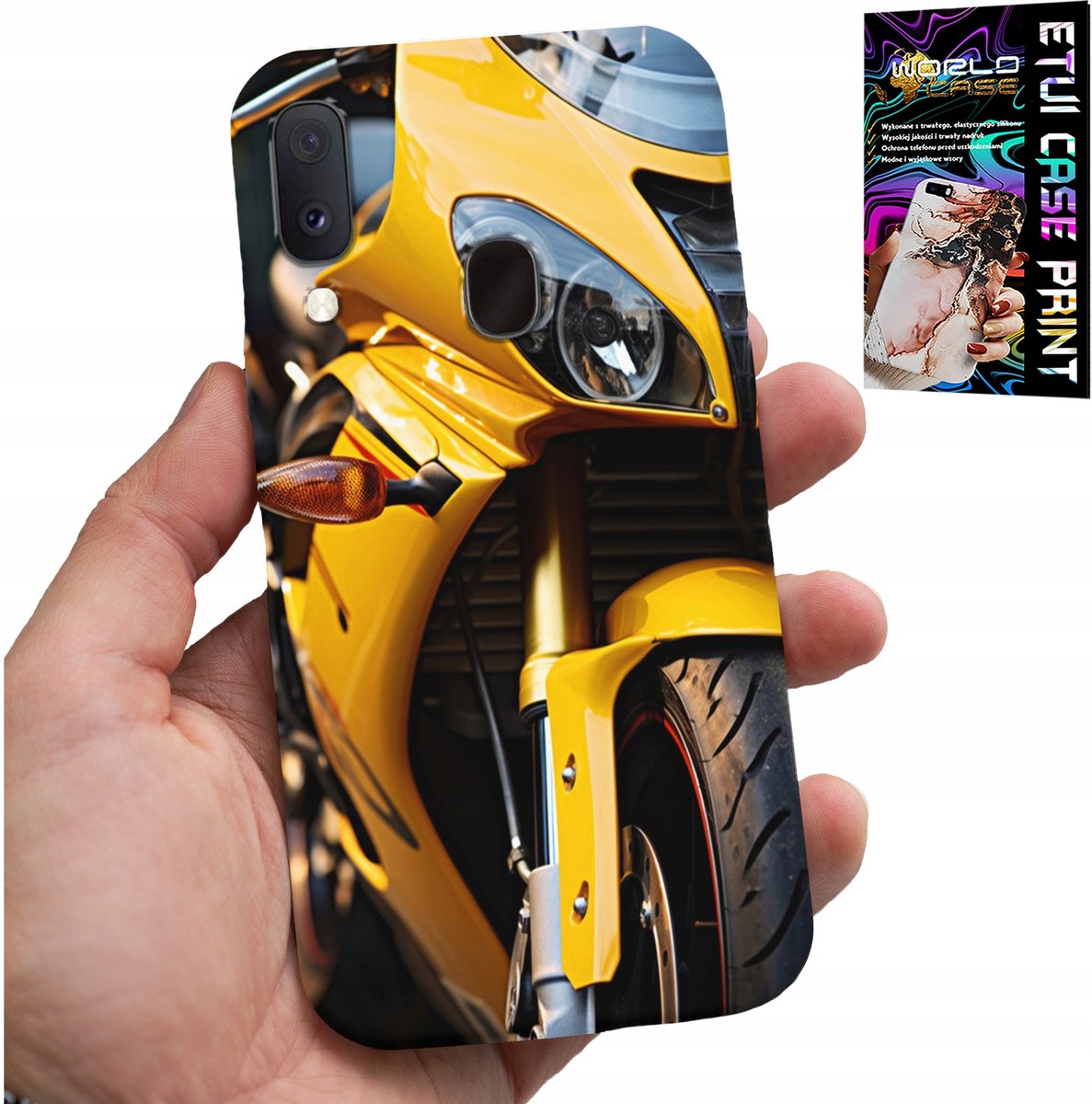 BEHUIZING VOOR SAMSUNG GALAXY A40 - MOTORFIETS VENTILATOR ACHTERKANT BEHUIZING