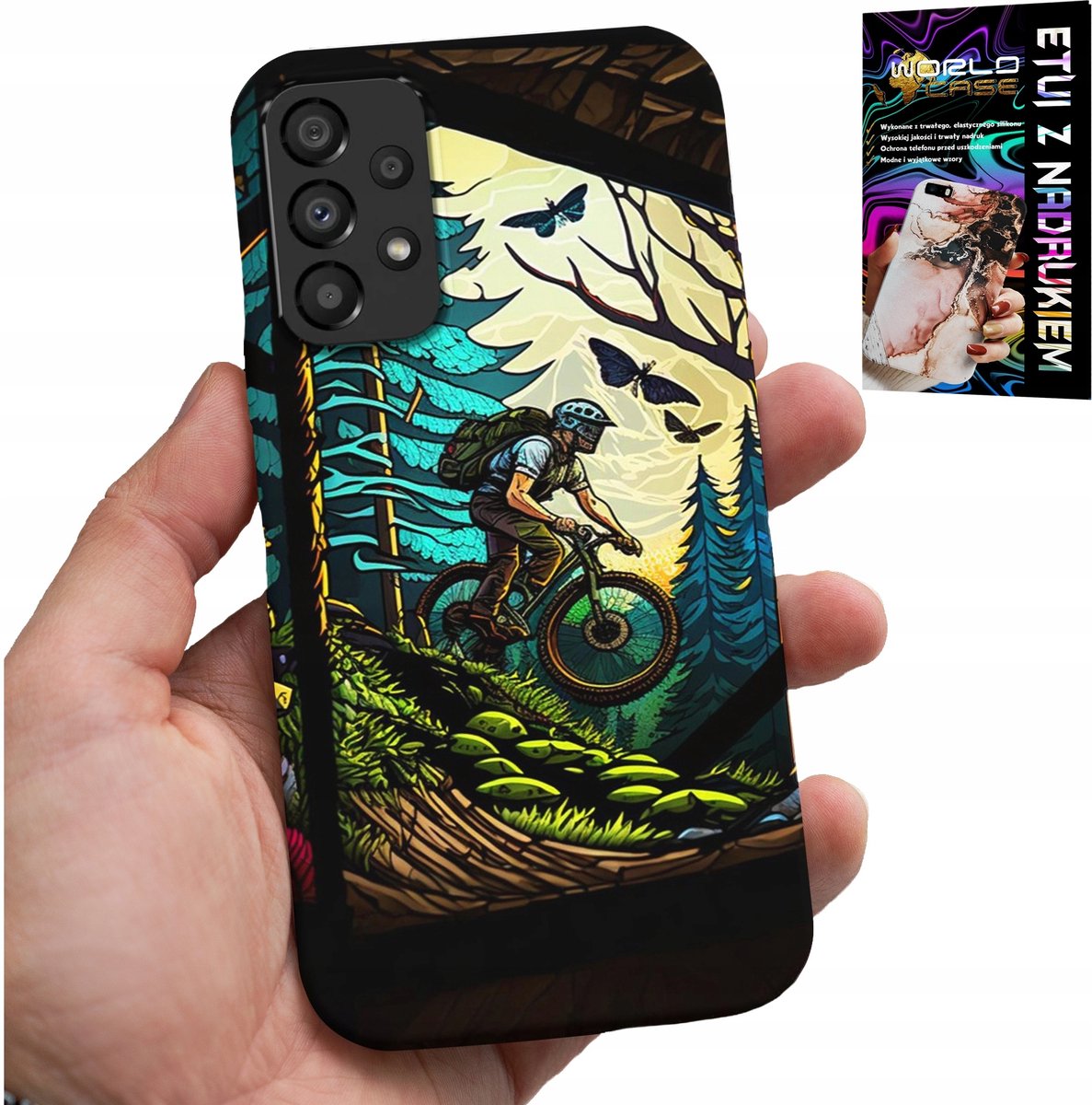 HOESJE VOOR SAMSUNG GALAXY A33 5G - EXTREME FIETSTOCHTEN IN HET BOS