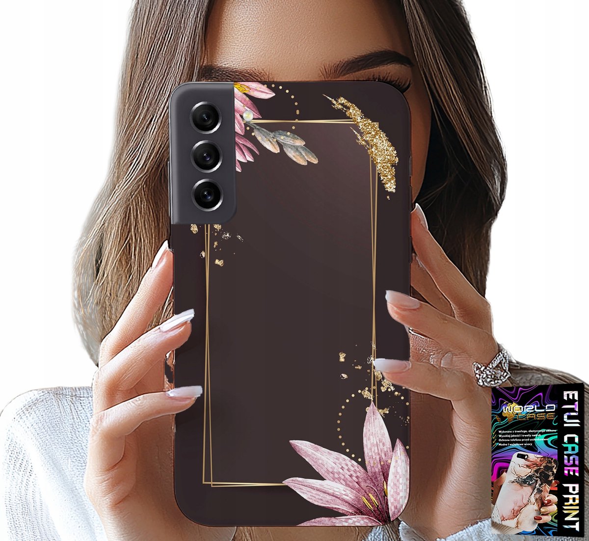 HOESJE VOOR SAMSUNG GALAXY S22 PLUS - ELEGANT BLOEMENPATROON